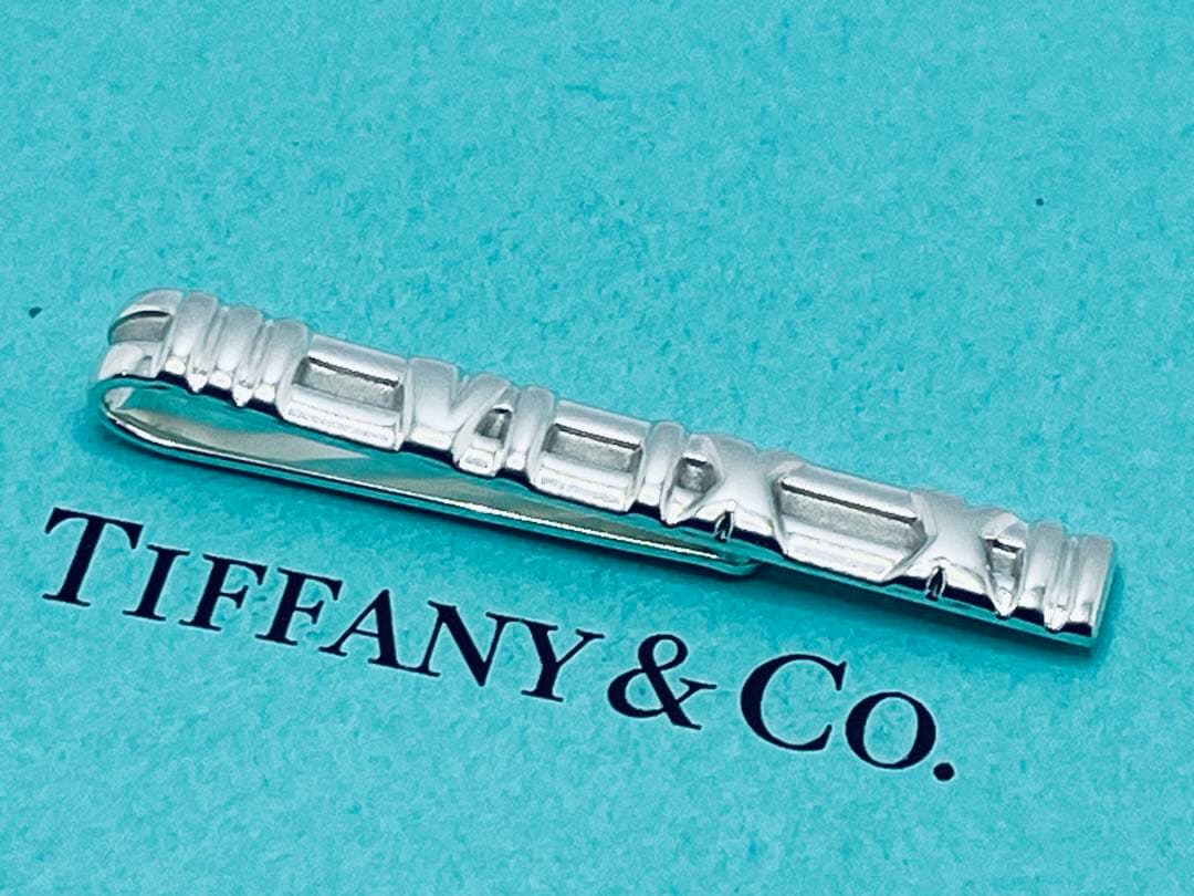 h678 美品　ティファニー　アトラス　1995 ネクタイピン　シルバー　925