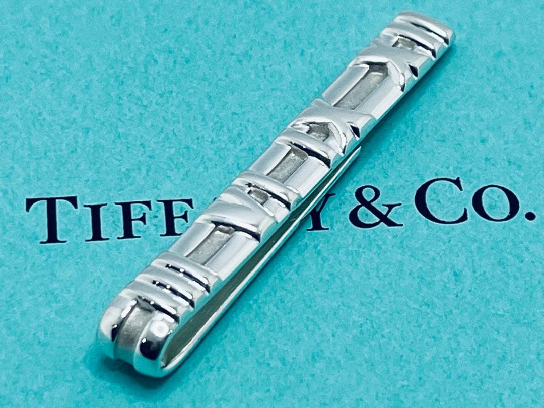 h678 美品　ティファニー　アトラス　1995 ネクタイピン　シルバー　925