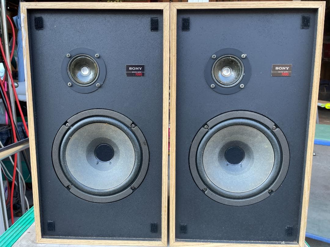 ★動作〇★ レトロ スピーカー ソニー SS-7090 8Ω ペア 7090