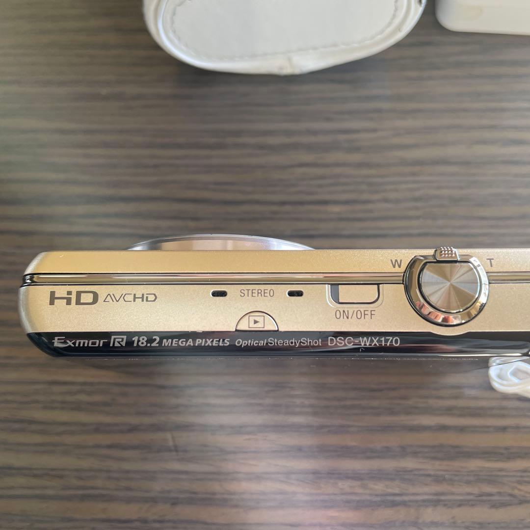 SONY Cyber-shot DSC-WX170 充電器、専用ケース付き