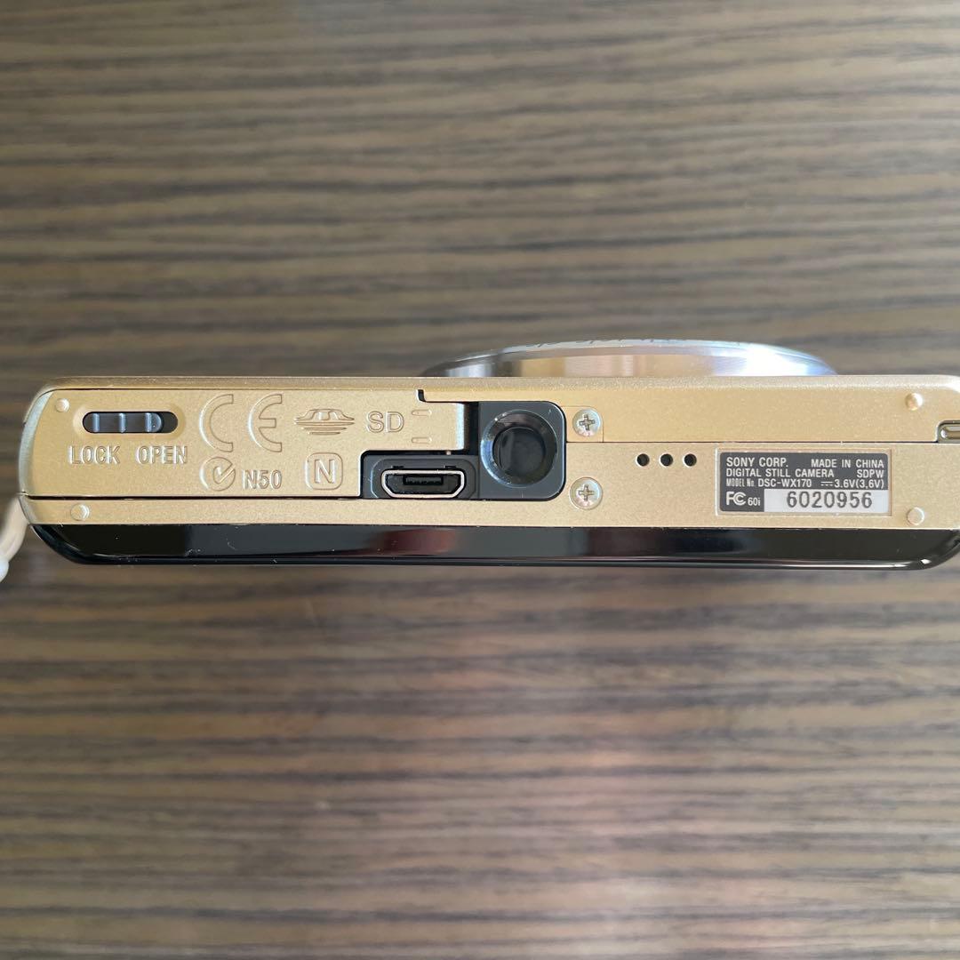 SONY Cyber-shot DSC-WX170 充電器、専用ケース付き