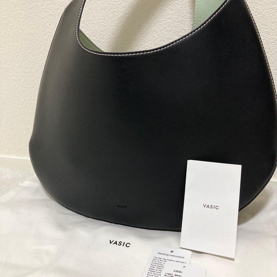 保存袋付き♡ VASIC HALO ハンドバッグ ワンショルダー ブラック