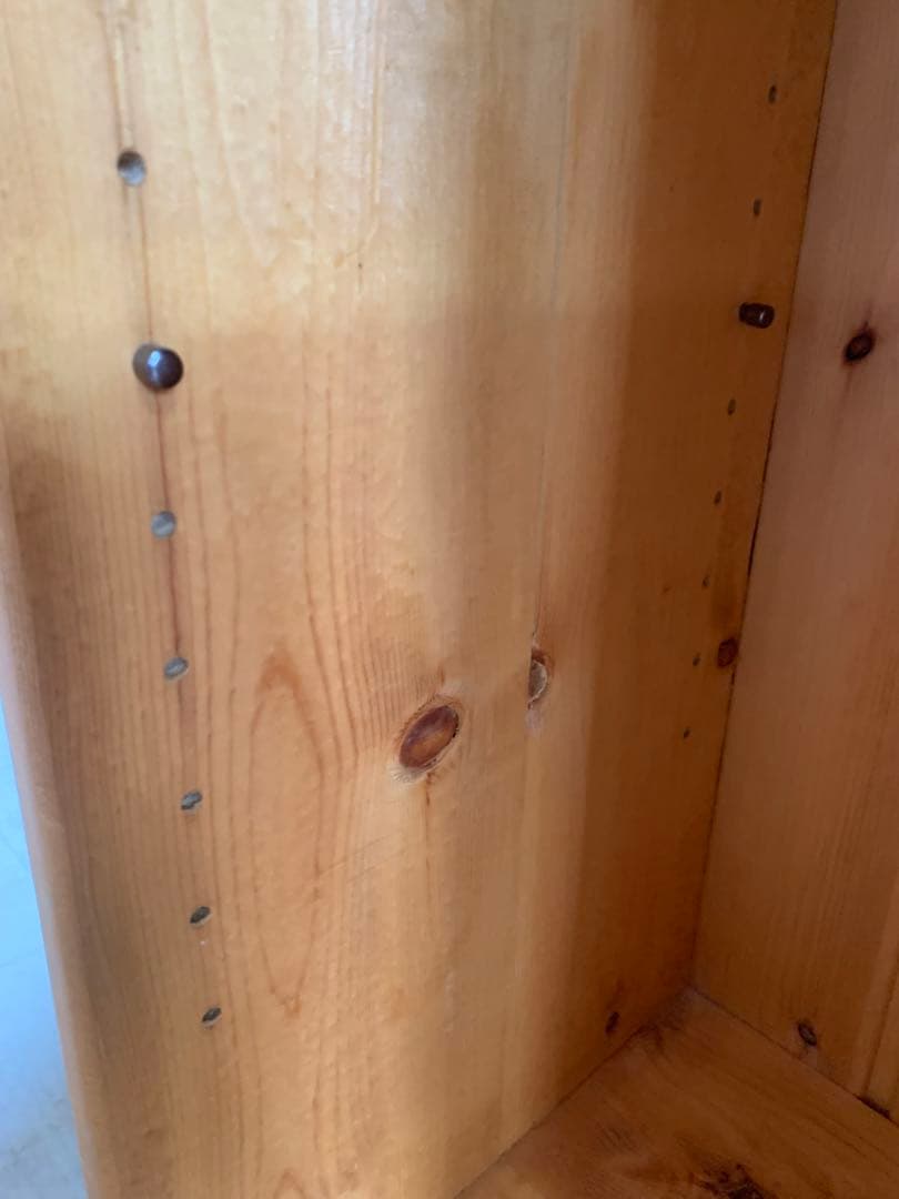 カントリー　木製　ハート♪ オープンシェルフ　パイン材