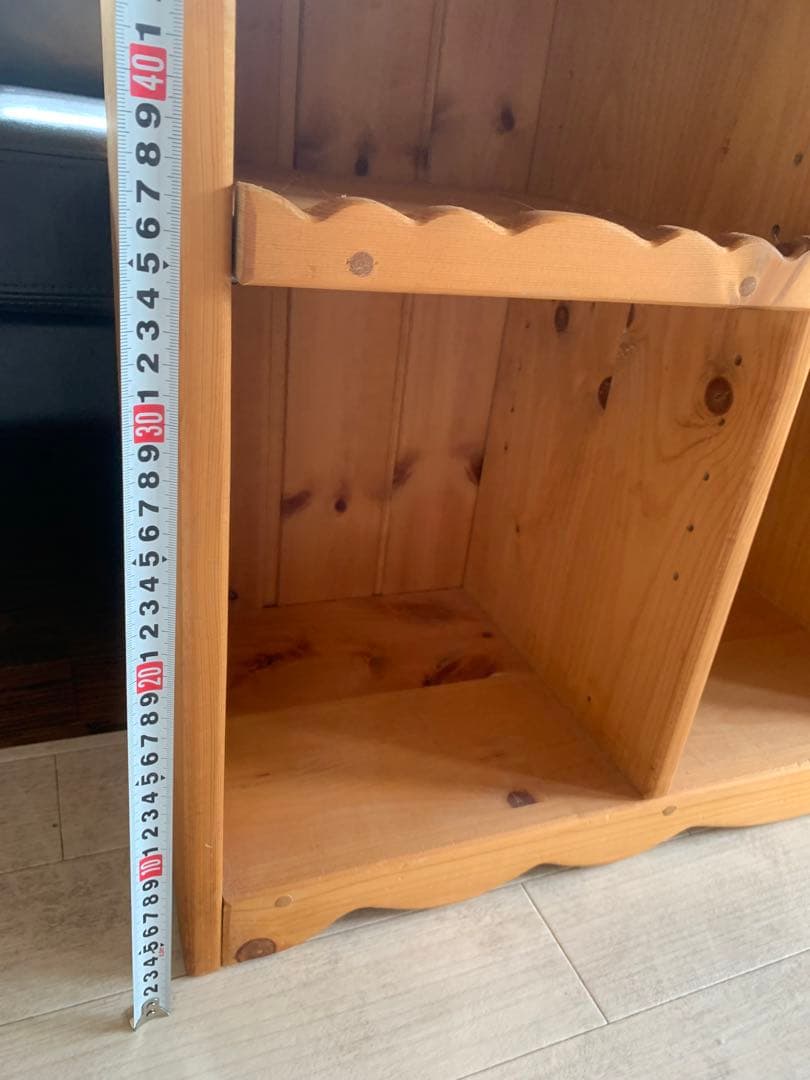 カントリー　木製　ハート♪ オープンシェルフ　パイン材