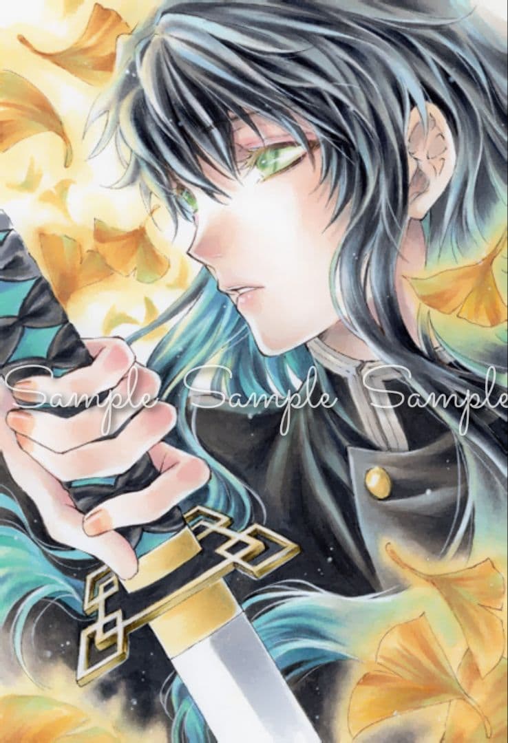 け*い様 手描きイラスト◆ファンアート【時透無一郎】