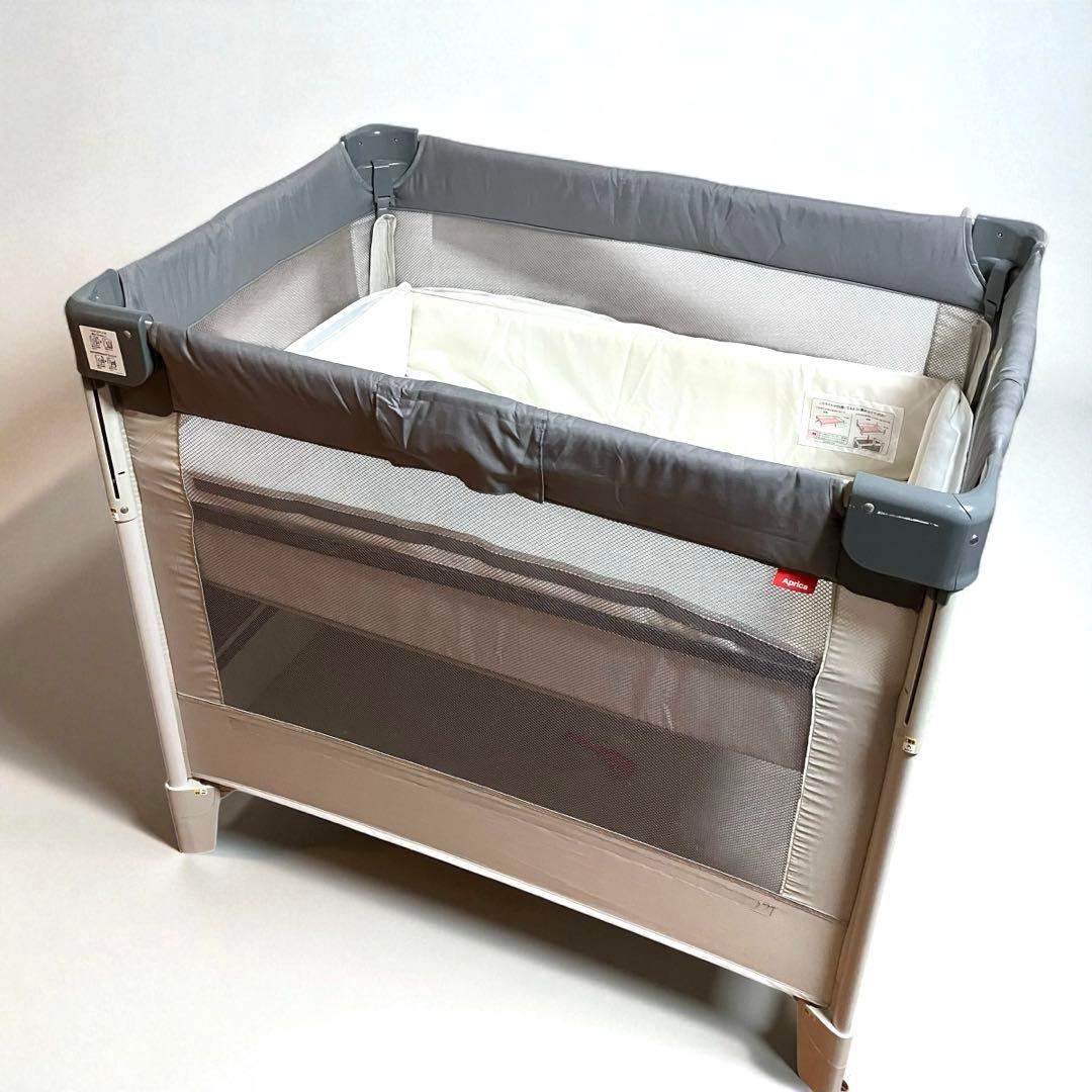 【良品・付属品完備】Aprica アップリカ　ココネルエアーAB グレーベアー