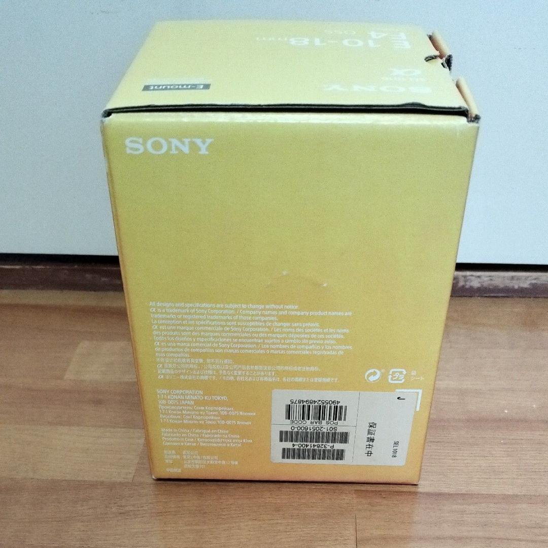 新品 SONY E 10-18mm F4 OSS SEL1018