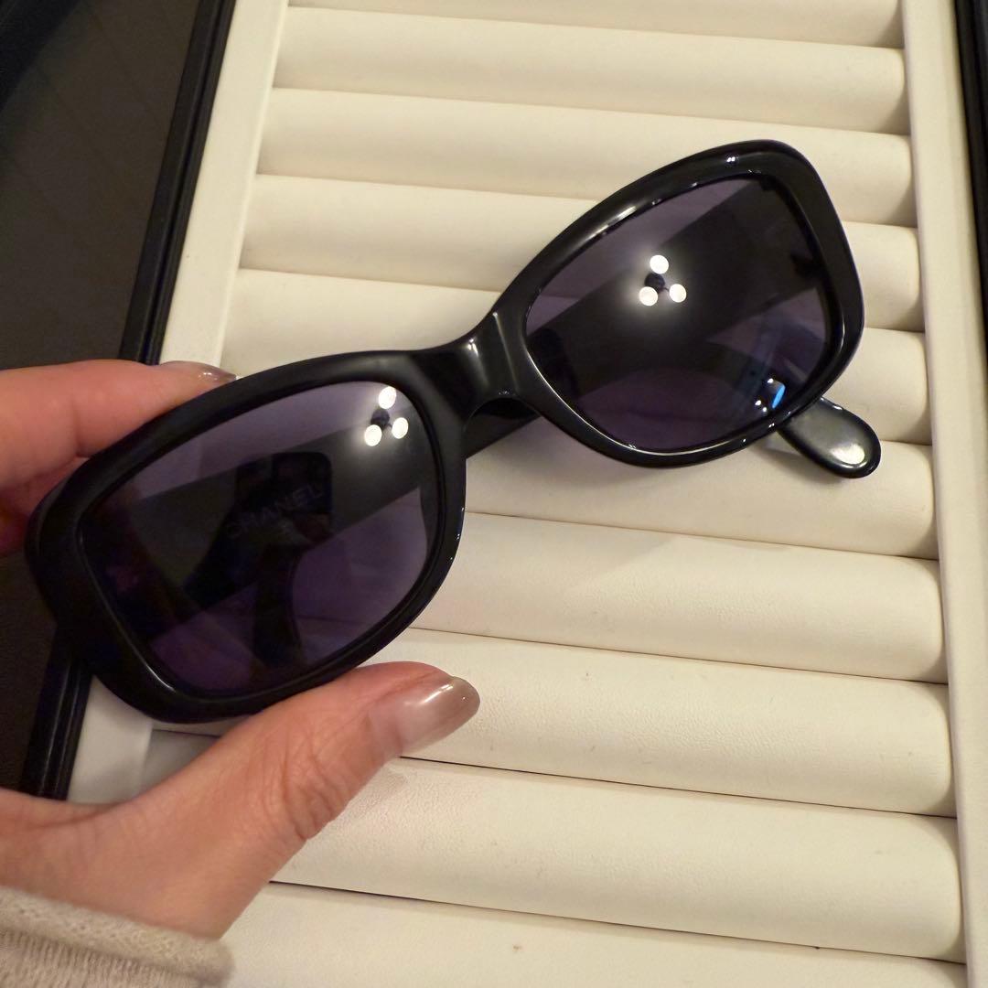 【CHANEL シャネル】サングラス ブラック ココマーク