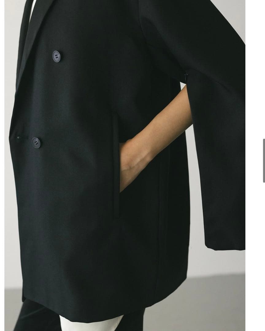 h*u様 【スタイルミキサー 】ボクシーダブルテーラードジャケット