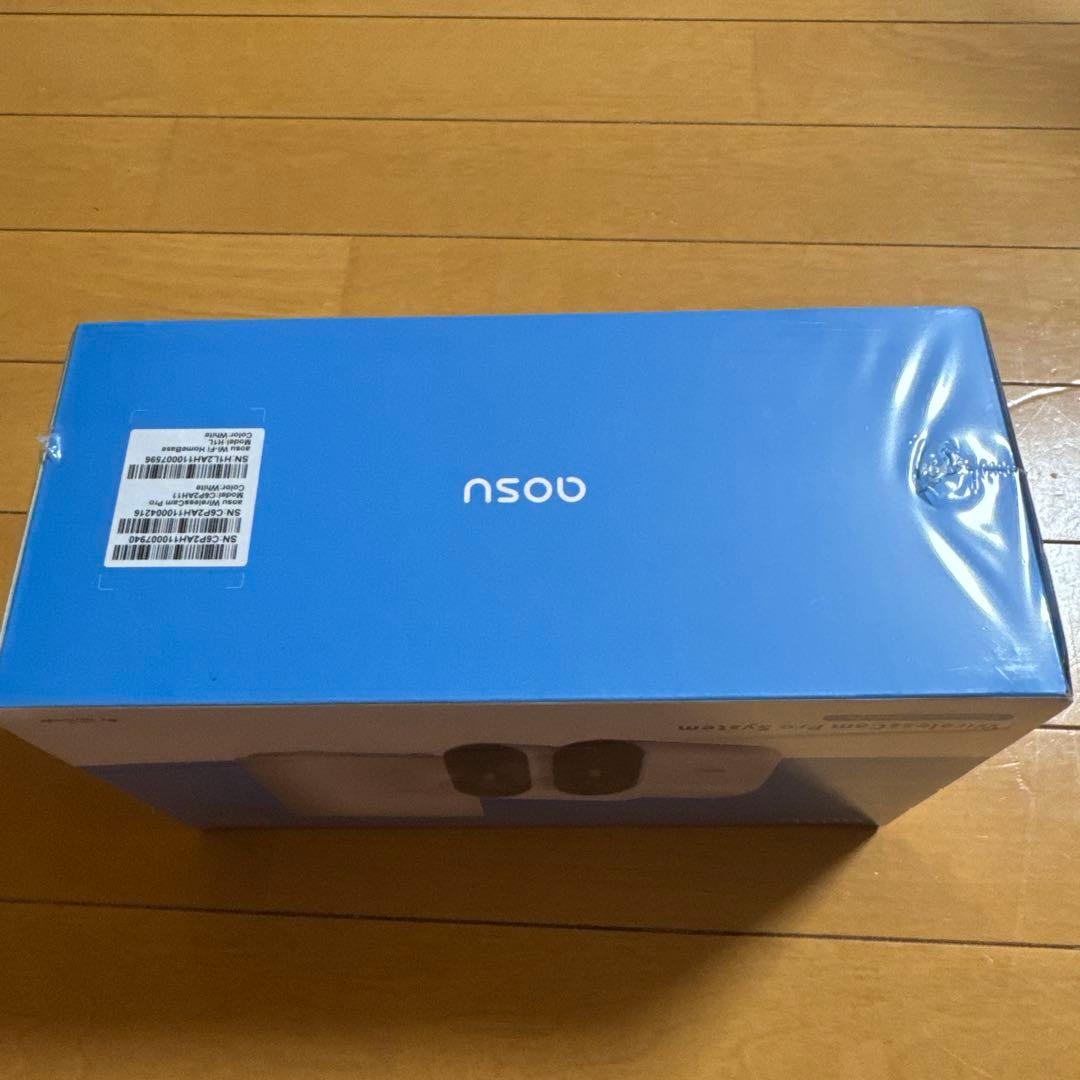 aosu 防犯カメラ 屋外 2台セット 電池式9200mAh 166°広い視野角