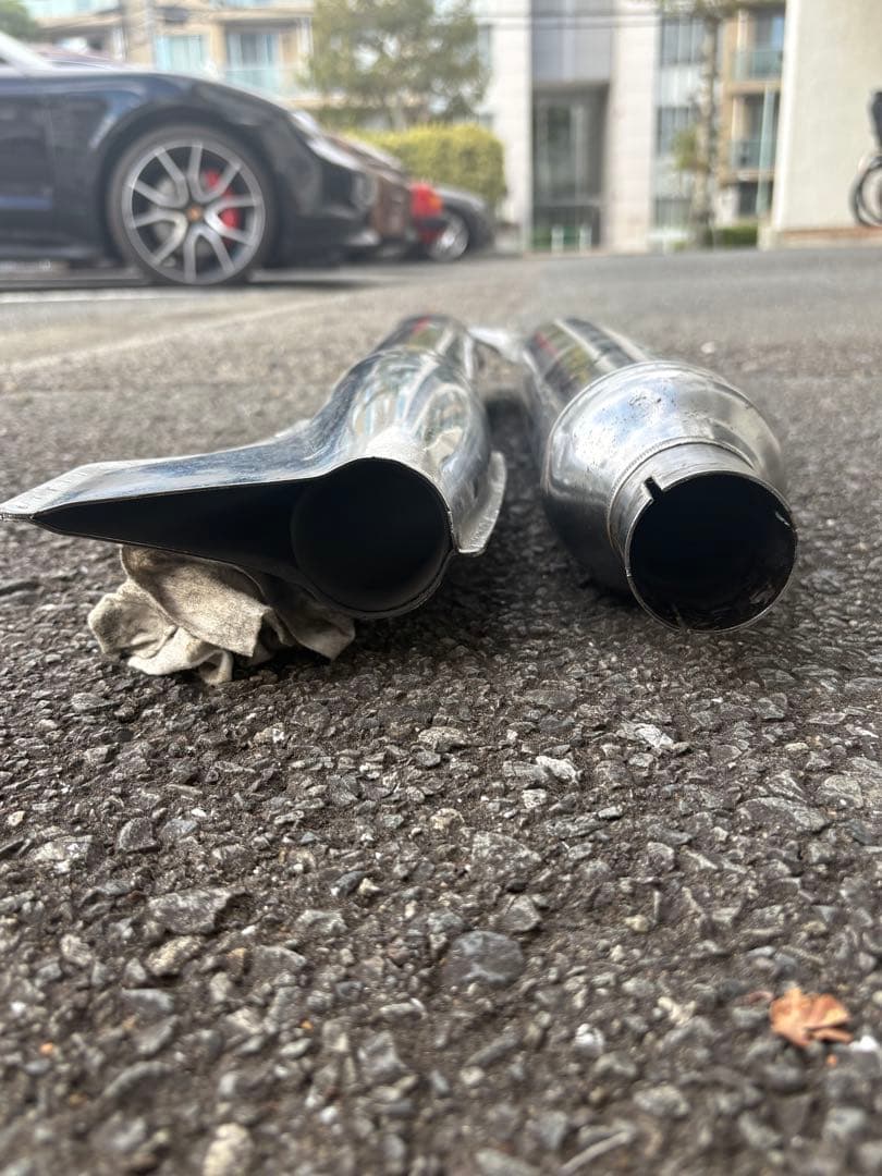 ハーレーFLH フィッシュテールマフラー