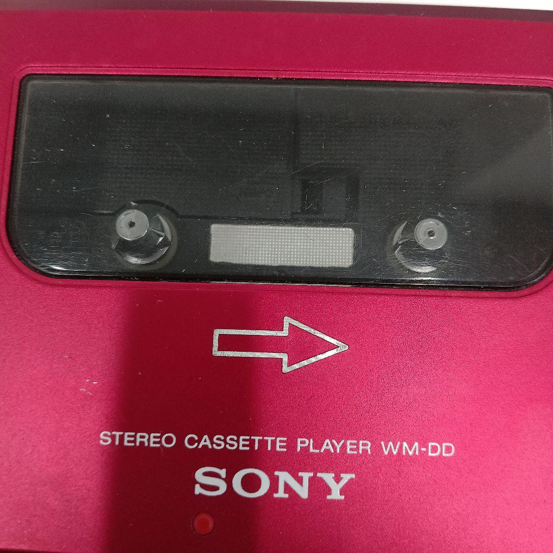 SONY ウォークマン(WALKMAN)-DD 赤 ジャンク品