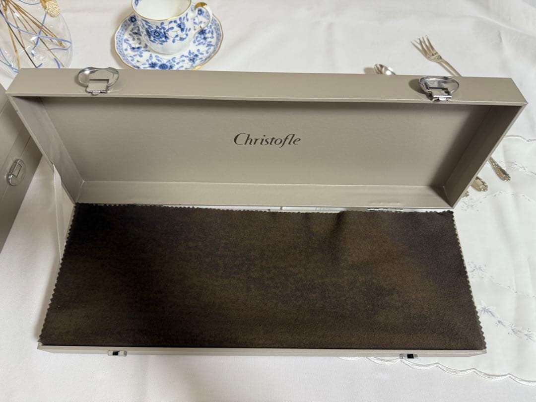 Christofle クリストフル　カトラリー収納ボックス　保存