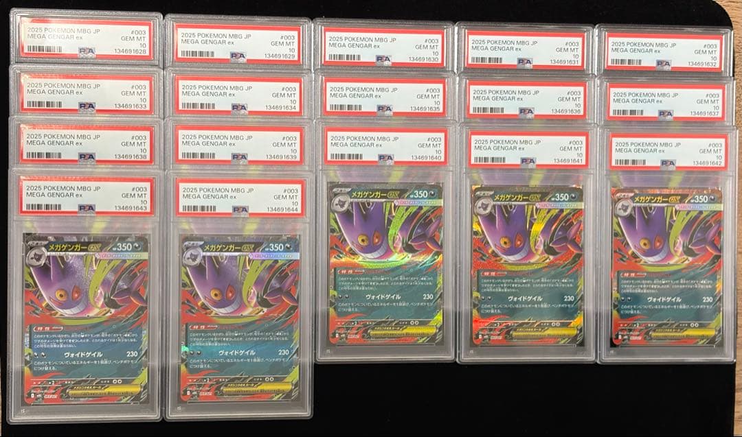 PSA 10 17連番 メガゲンガーex 003/021 ワンオーナー品