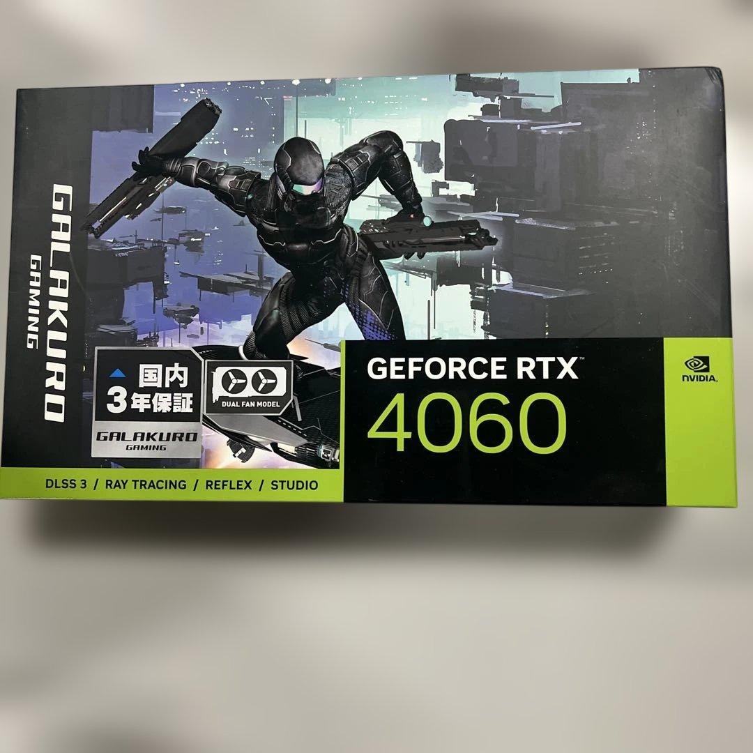 玄人志向NVIDIA RTX4060 搭載 グラフィックボード