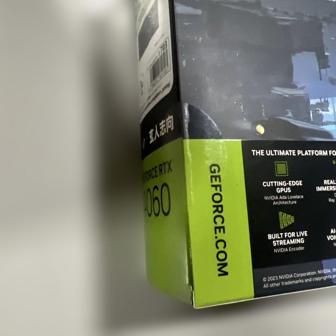 玄人志向NVIDIA RTX4060 搭載 グラフィックボード