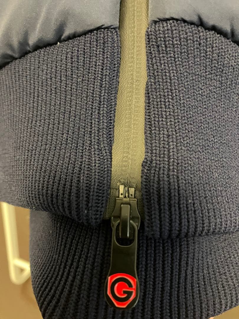 【美品】g-stage ネイビー ダウンジャケット メンズ