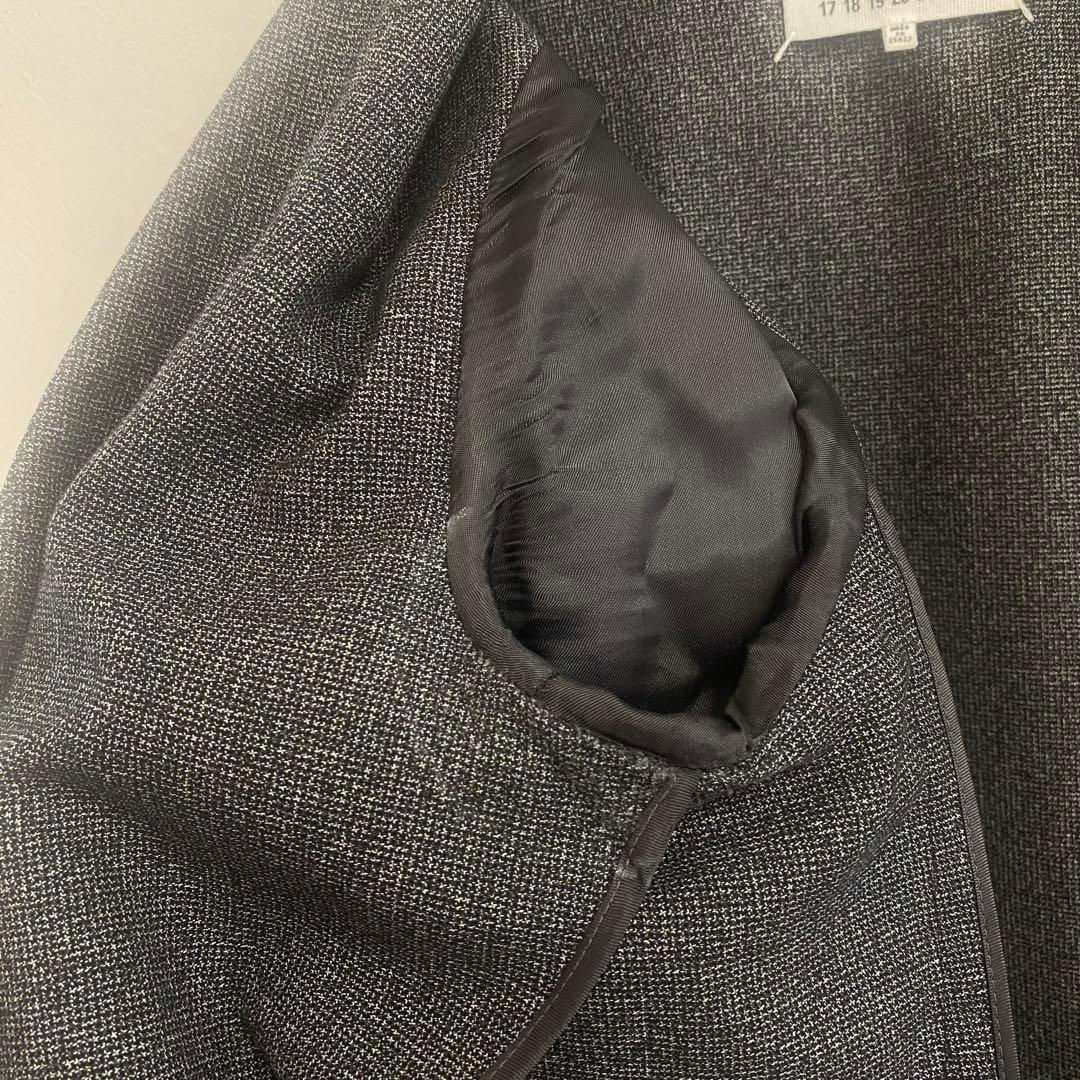 【美品】Maison Margiela 10 ノーカラージャケット グレー 48