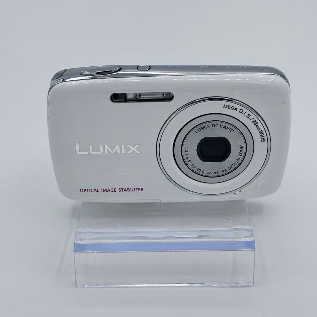 パナソニック LUMIX DMC-S1 ホワイト コンデジ 動作品