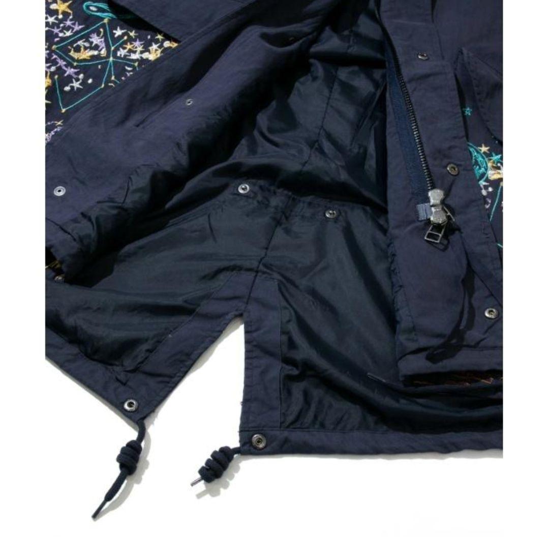 ゴースローキャラバン Go Slow Caravan モッズコート 宇宙柄