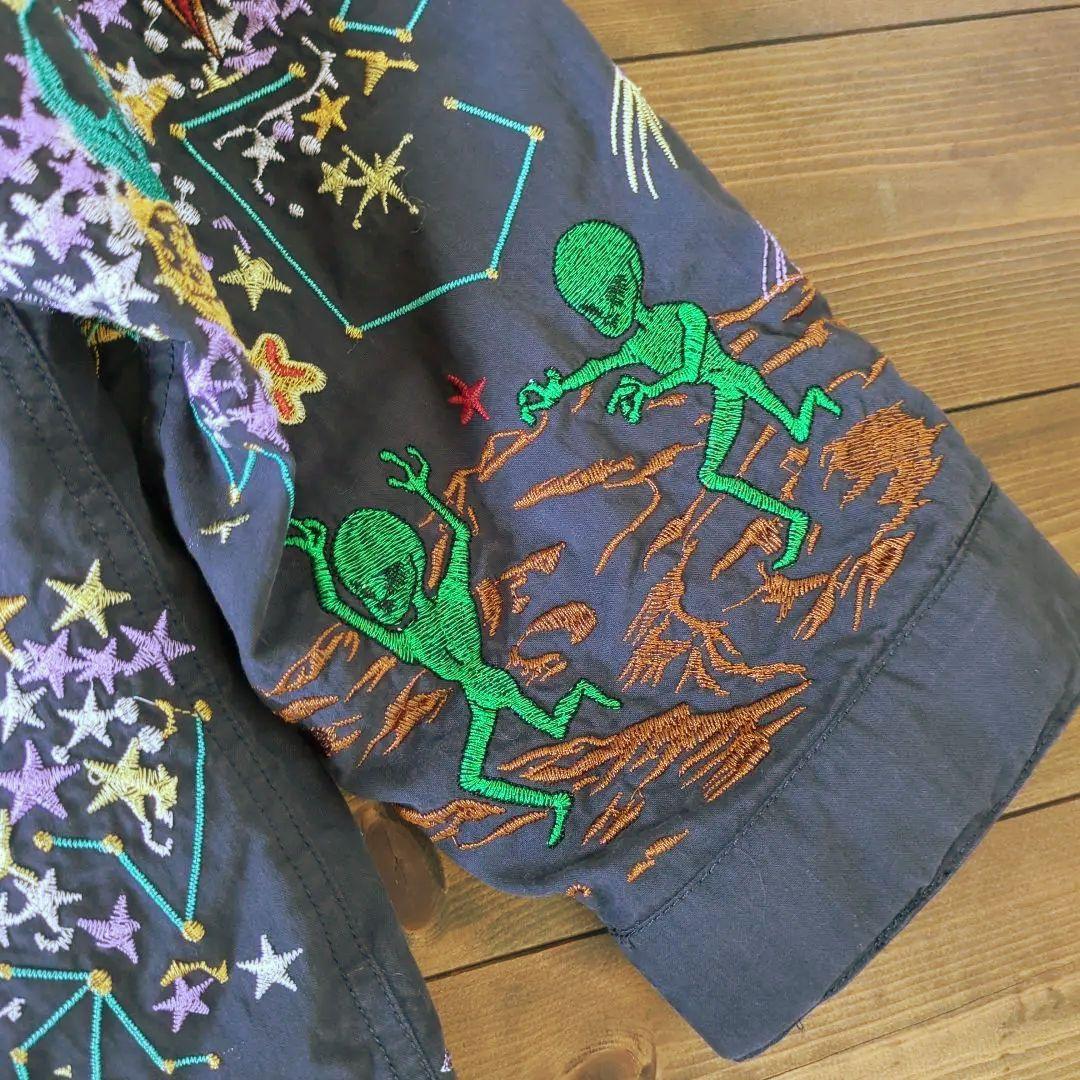 ゴースローキャラバン Go Slow Caravan モッズコート 宇宙柄