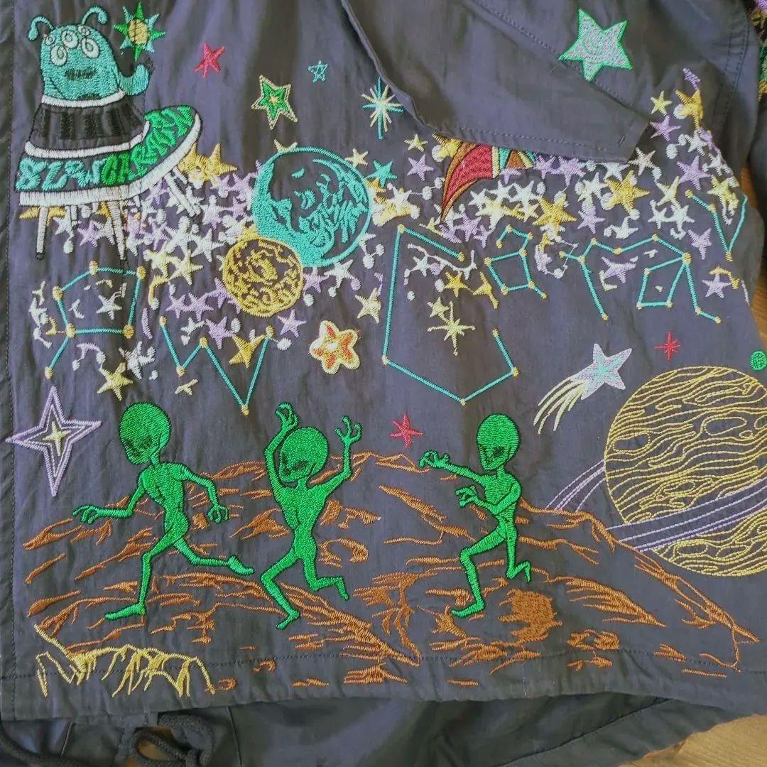 ゴースローキャラバン Go Slow Caravan モッズコート 宇宙柄