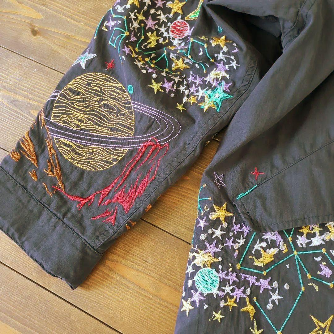 ゴースローキャラバン Go Slow Caravan モッズコート 宇宙柄