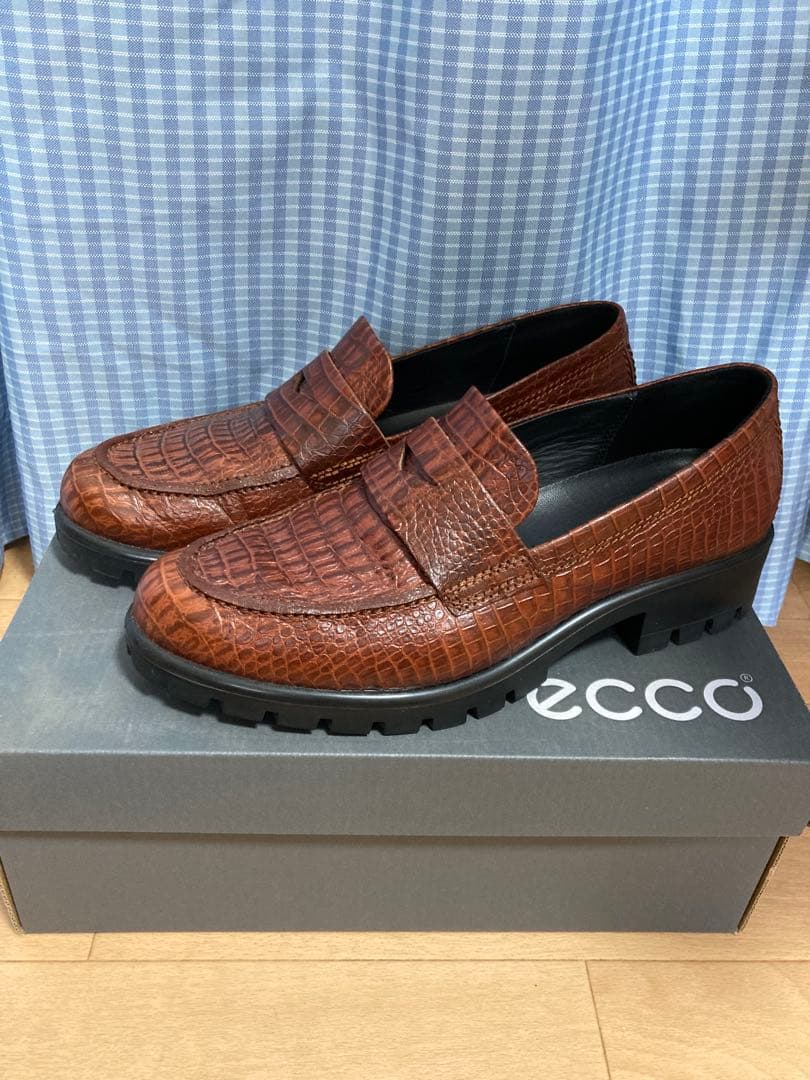ECCO エコー 厚底ローファー モッドトレイ 24.0 24.5 38