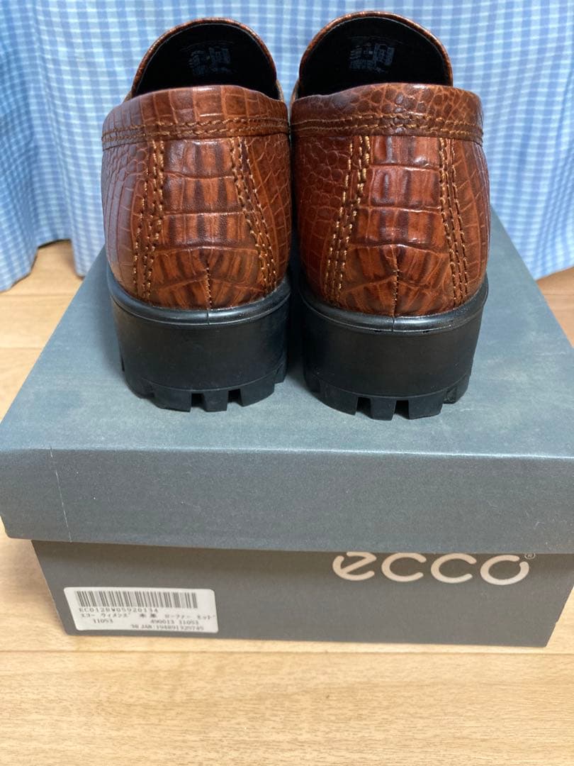 ECCO エコー 厚底ローファー モッドトレイ 24.0 24.5 38