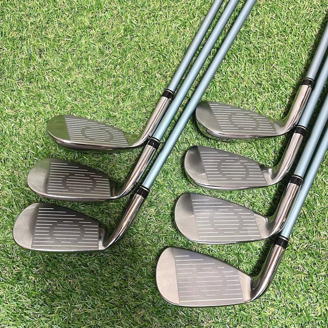 極美品 PARADISO 可愛い水色 レディースゴルフクラブ豪華11本セット