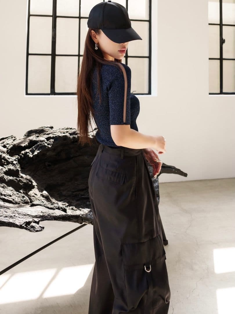 glam lips Sheer カーゴパンツ