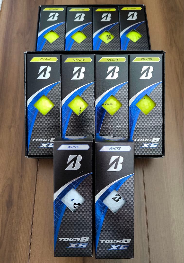 ブリヂストン TOUR B XS 現行品 イエロー24球&ホワイト6球