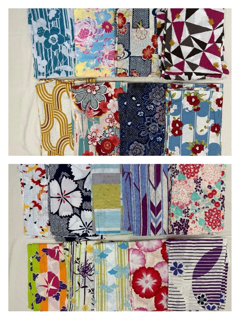 藍猫様　浴衣　綿　まとめ売り　18着