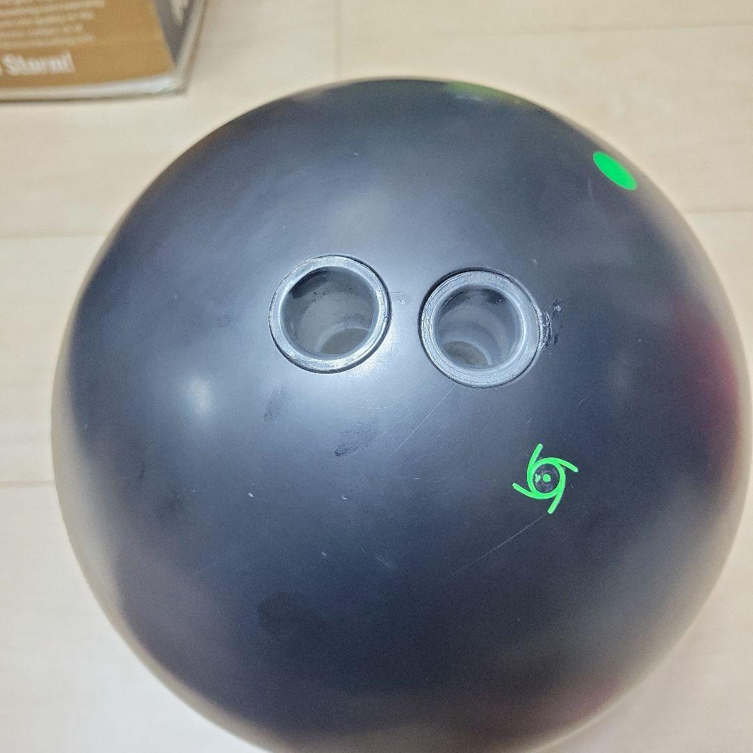 STORM ピッチブラック15ポンド プラグなしボウリングボール　2オンス