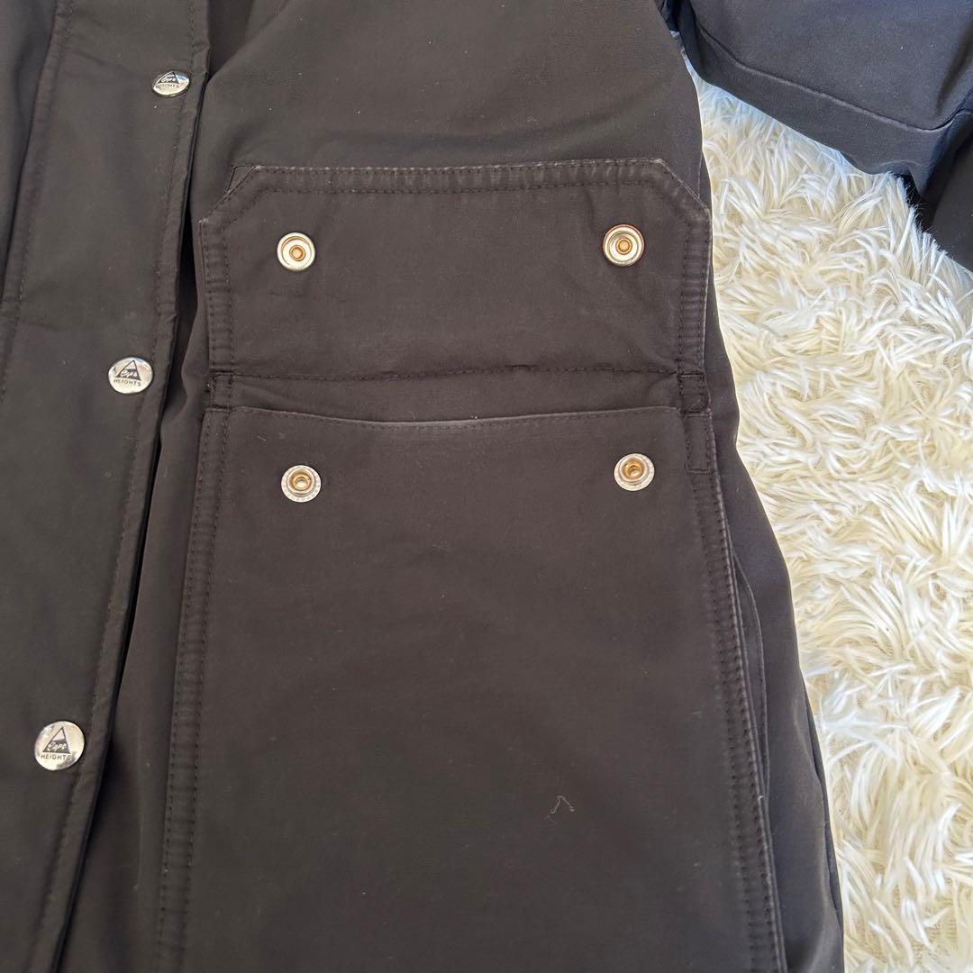 ケープハイツ　ブライトウッド　ファー　ダウンジャケット　コート　混紡生地