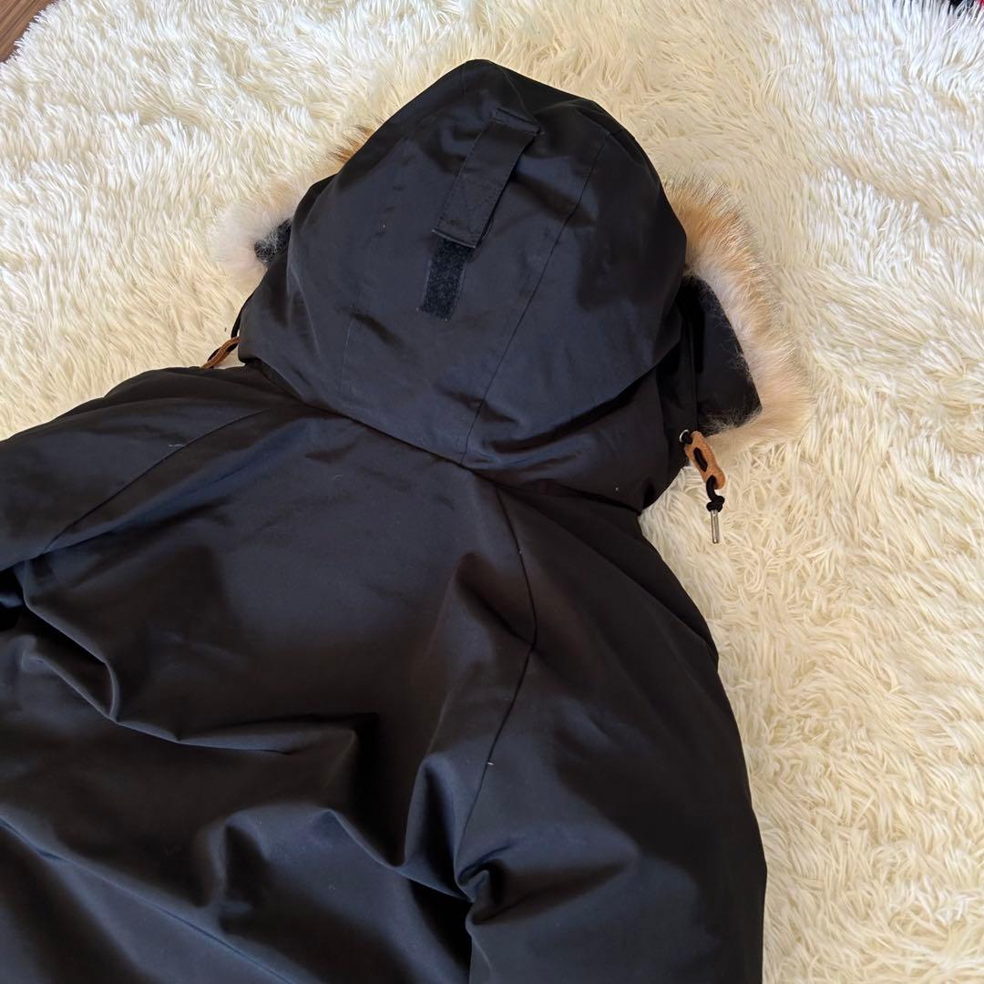 ケープハイツ　ブライトウッド　ファー　ダウンジャケット　コート　混紡生地