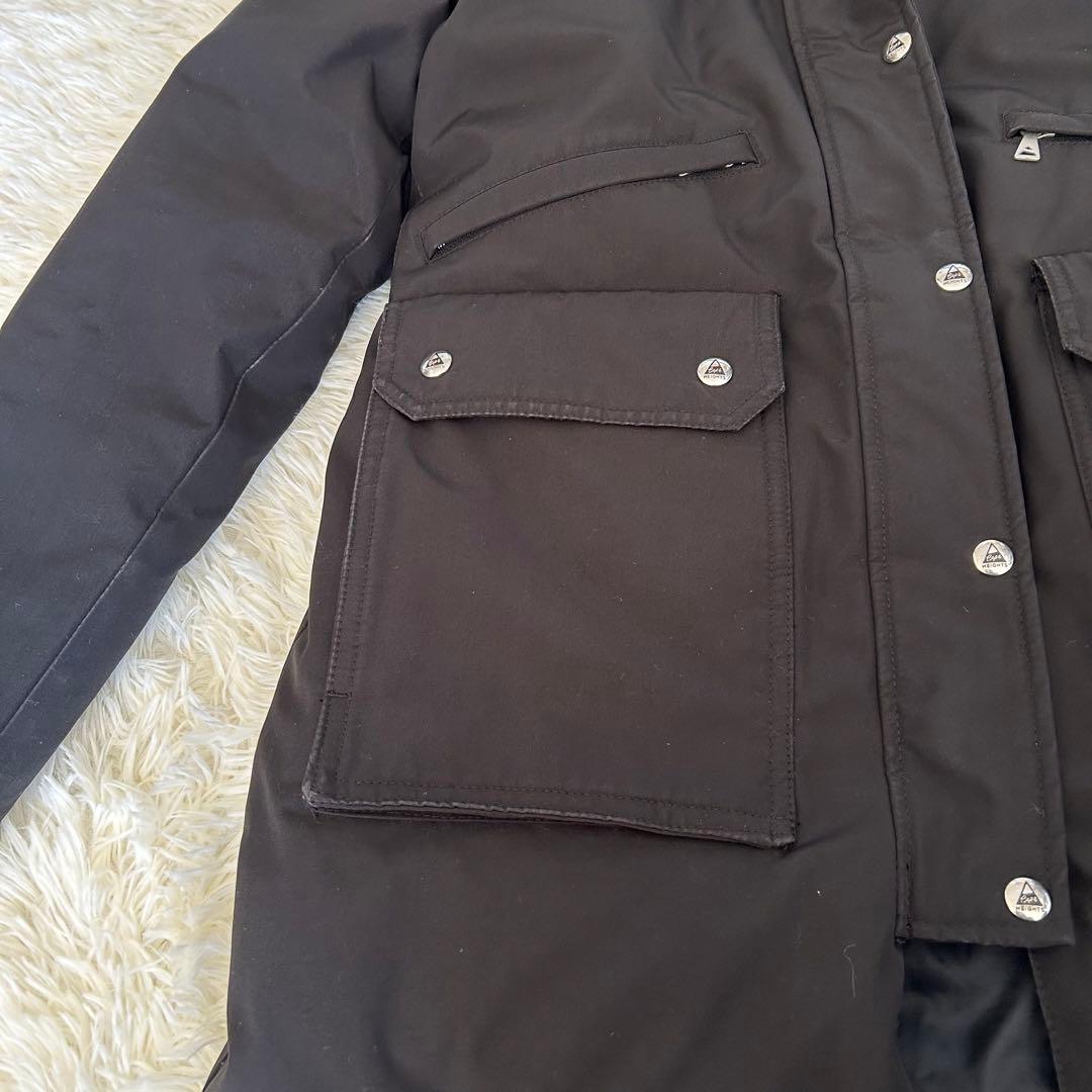 ケープハイツ　ブライトウッド　ファー　ダウンジャケット　コート　混紡生地