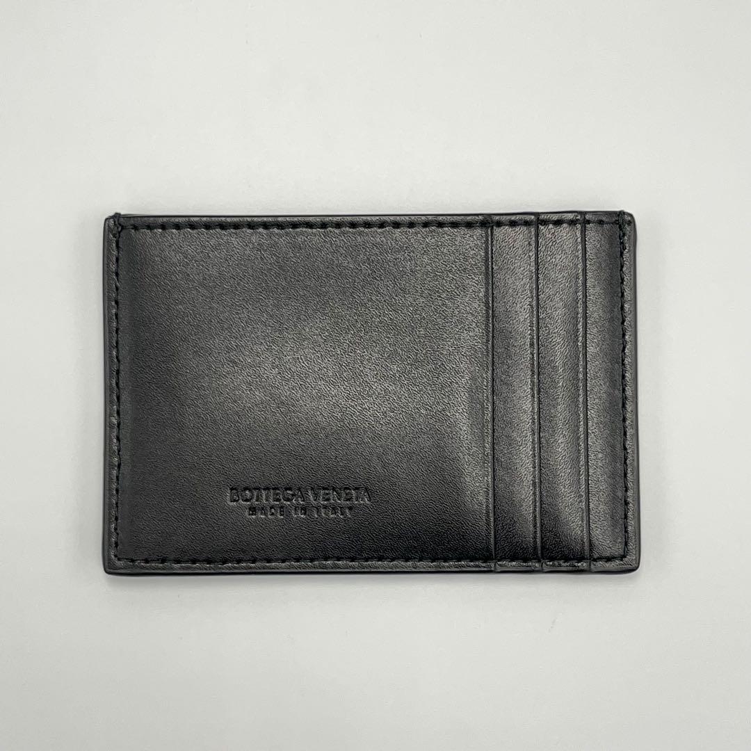 【美品】BOTTEGA VENETA カセット クレジットカードケース ブラック