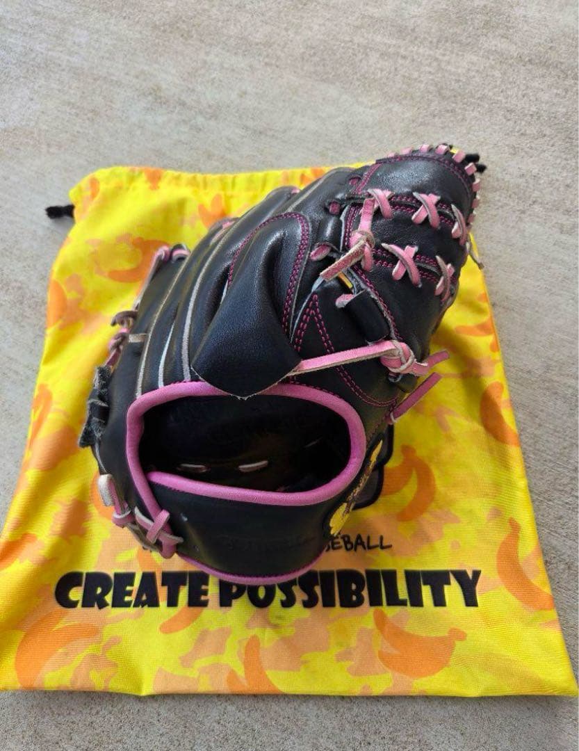 ごりら印の野球道具　投手用グローブ　硬式