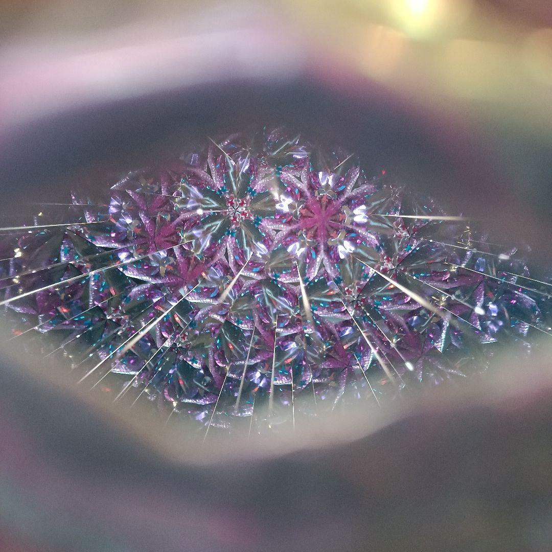 ＊「ペット、喫煙者無し」　万華鏡ステンドグラス　ガラス製カレイドスコープ