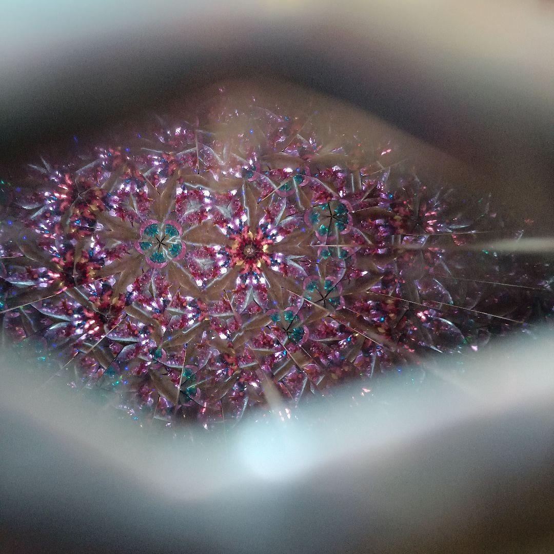 ＊「ペット、喫煙者無し」　万華鏡ステンドグラス　ガラス製カレイドスコープ