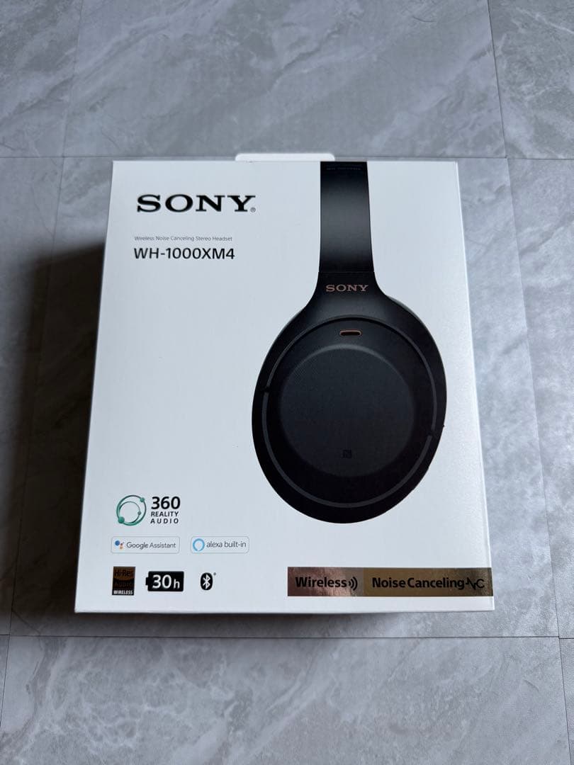 【美品】SONY WH-1000XM4 ワイヤレスヘッドホン ブラック