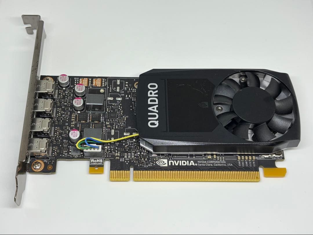 NVIDIA QUADRO P1000★フルハイトブラケット