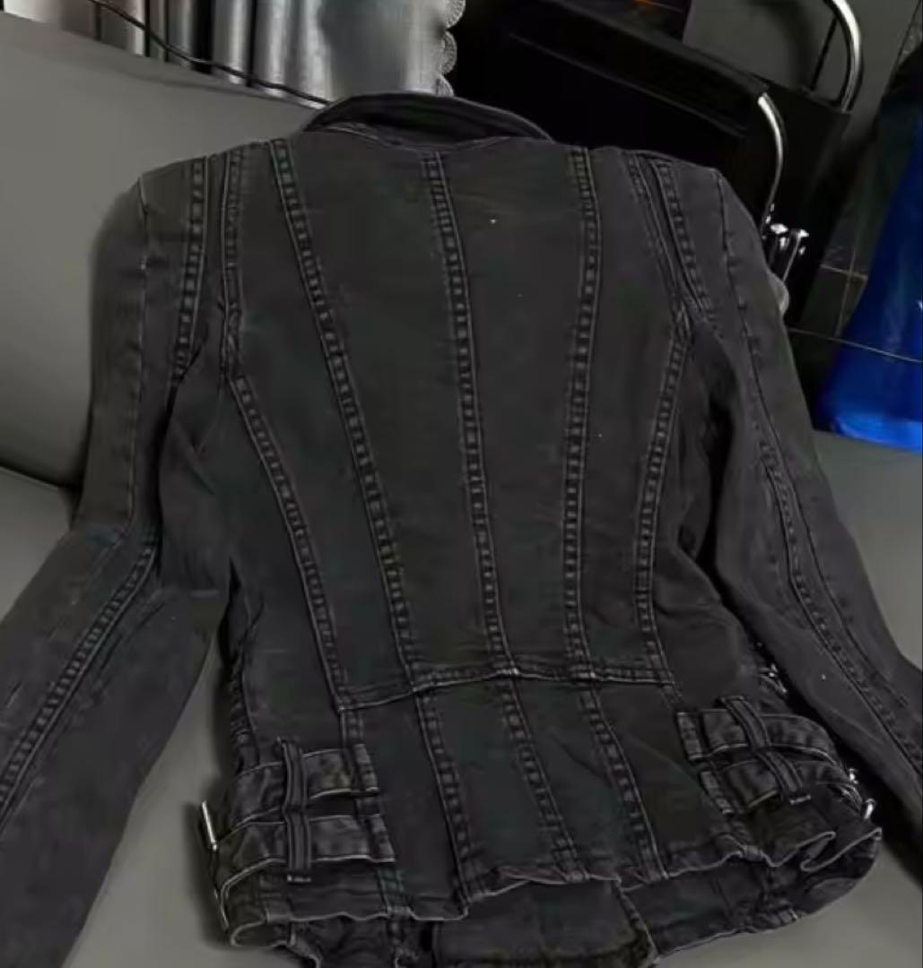 y2k archive グランジ 平成 V系 サブカルジャケット ブラック