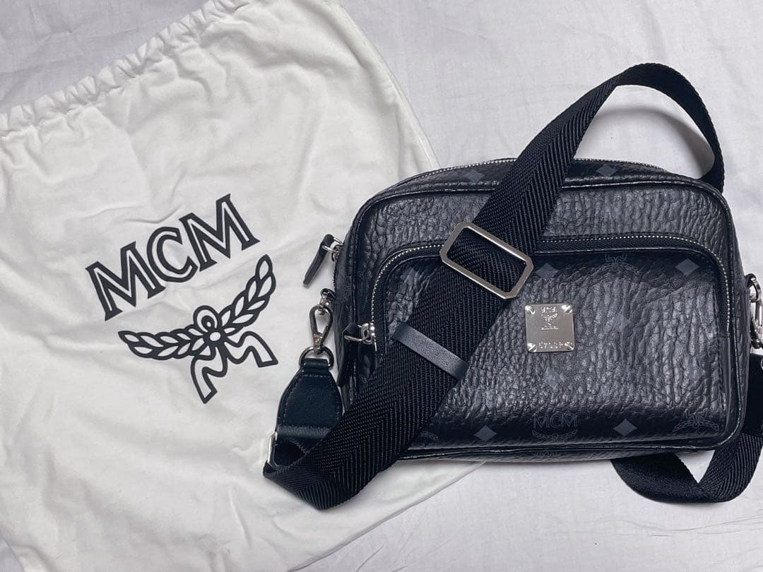専用 MCM Aren クロスボディバッグ ヴィセトス ブラック 黒