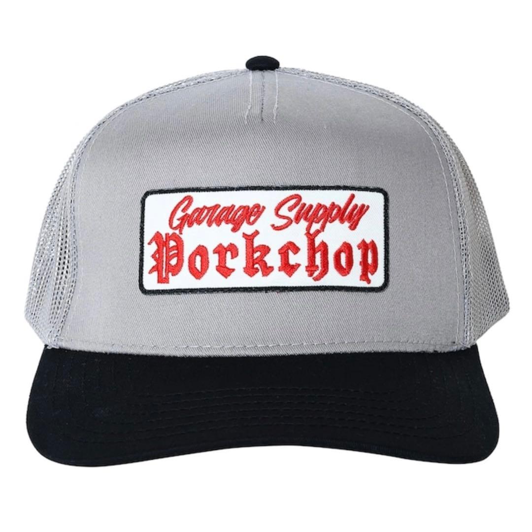 ポークチョップ　メッシュキャップ　GRAY チャレンジャー　ラッツ　マシス