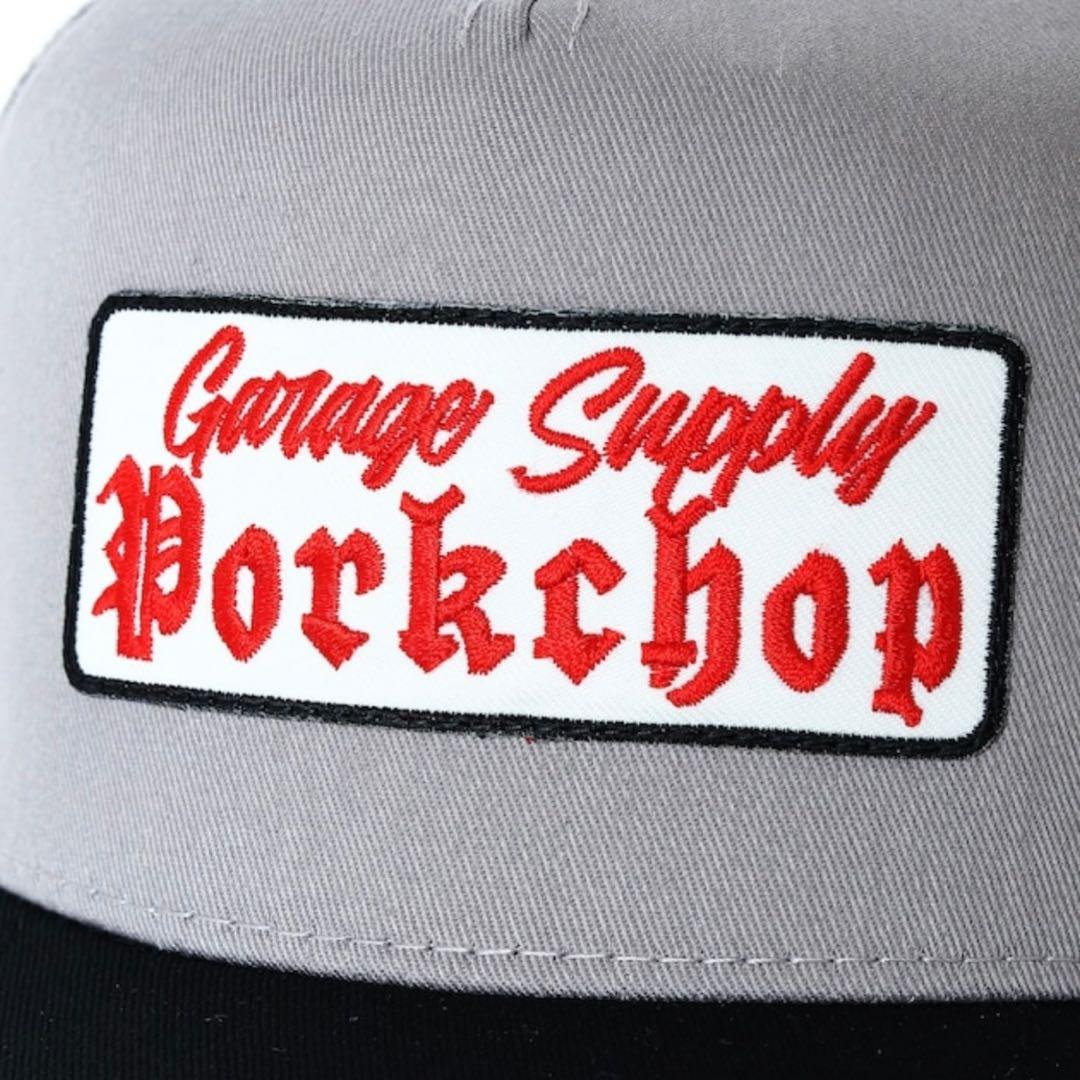 ポークチョップ　メッシュキャップ　GRAY チャレンジャー　ラッツ　マシス