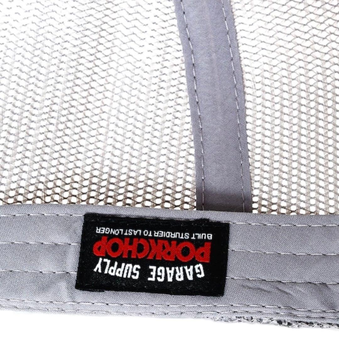 ポークチョップ　メッシュキャップ　GRAY チャレンジャー　ラッツ　マシス