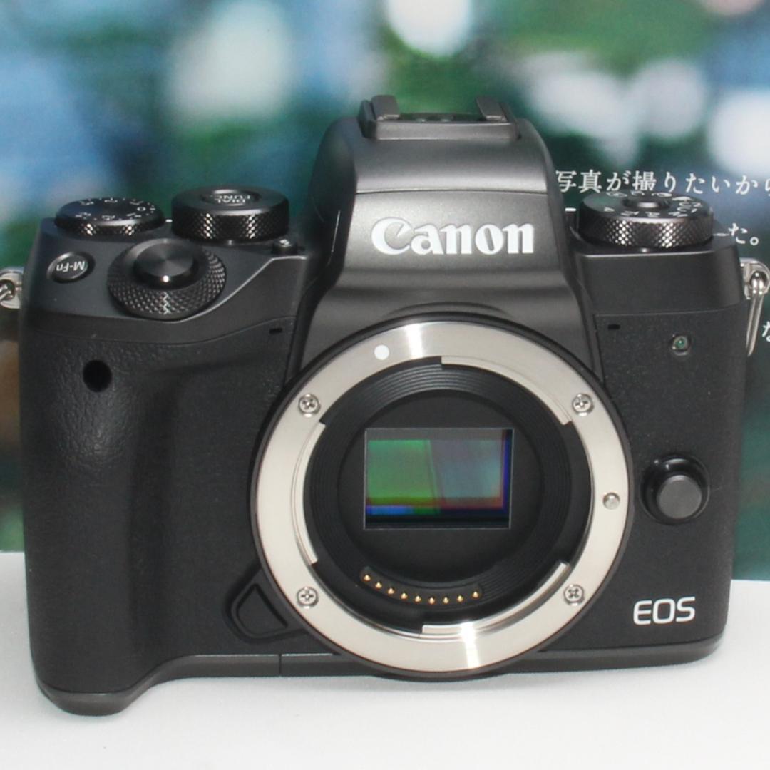 ❤️予備バッテリー&カメラバック付き❤️Canon EOS M5 ダブルズーム
