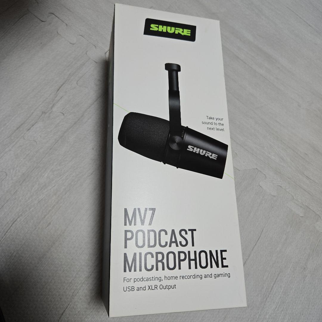 SHURE MV7 ポッドキャストマイク
